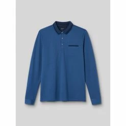 Devred Polo à manches longues bi-color for T-shirts & Polos Couleur Bleu