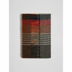 Devred Echarpe 100% acrylique à carreaux for Accessoires textile Couleur Ecureuil