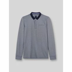 Devred Polo à manches longues bi-color for T-shirts & Polos Couleur Navy Fonce