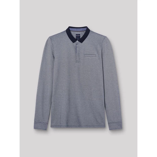 Devred Polo Ă manches longues bi-color for T-shirts & Polos Couleur Navy Fonce