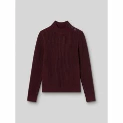 Devred Pull col montant for Pulls & Gilets Couleur Figue