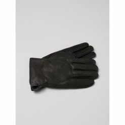 Devred Gants homme en cuir grainé for Accessoires textile Couleur Noir