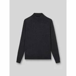 Devred Pull col cheminé en laine mérinos for Pulls & Gilets Couleur Anthracite Chine