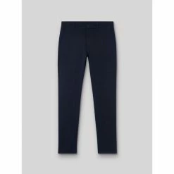 Devred Slack homme casual uni molleton for Pantalons Couleur Marine Sombre