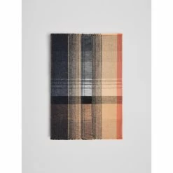 Devred Echarpe en poly-viscose à carreaux for Accessoires textile Couleur Marron Glace