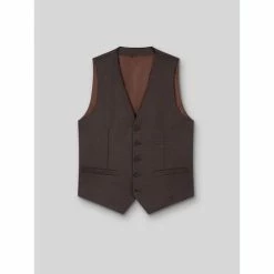Devred GILET SANS MANCHE VILLE HOMME for Costumes et cravates Couleur Marron Glace
