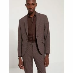 Devred Veste coordonnable extraslim Ă carreaux for Costumes et cravates Couleur Violet Fonce