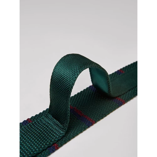 Devred Cravate100% polyester uni for Costumes et cravates Couleur Vert Marecage – Image 2