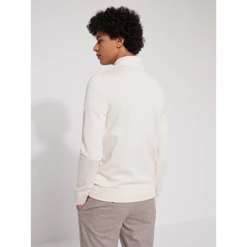 Devred Cardigan col teddy en coton for Pulls & Gilets Couleur Blanc Neige – Image 2