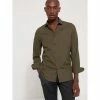 Devred Chemise ville unie en flanelle for Chemises Couleur Vert Olive
