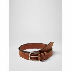 Devred Ceinture homme ville for Accessoires textile Couleur Cognac