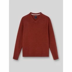 Devred Pull col rond en Laine d'Agneau for Pulls & Gilets Couleur Ecureuil