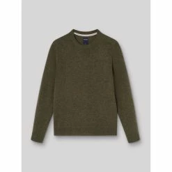 Devred Pull col rond en Laine d'Agneau for Pulls & Gilets Couleur Kaki Casual