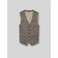 Devred Gilet coordonnable à carreaux for Costumes et cravates Couleur Teak