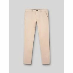 Devred Chino slim en coton élasthane for Pantalons Couleur Ficelle