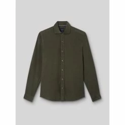 Devred Chemise ville unie en velours for Chemises Couleur Kaki Casual