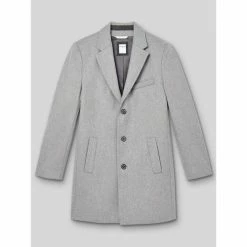 Devred Pardessus en laine mélangé chiné for Manteaux Couleur Gris Chine Clair