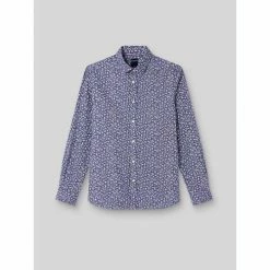 Devred Chemise casual imprimée for Chemises Couleur Bleu Medieval