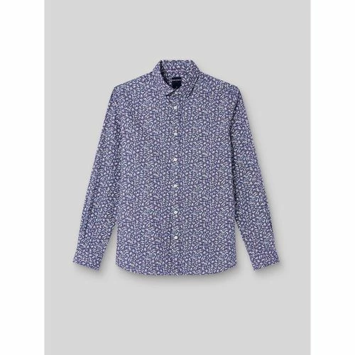 Devred Chemise casual imprimée for Chemises Couleur Bleu Medieval