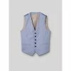Devred Gilet de costume faux uni bleu/blanc for Costumes et cravates Couleur Bleu Doux