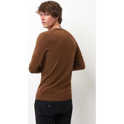 Devred Pull col rond en mélange viscose for Pulls & Gilets Couleur Baileys – Image 3