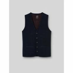 Devred Gilet col V for Pulls & Gilets Couleur Deep Blue