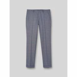 Devred Pantalon coordonnable slim à carreaux for Costumes et cravates Couleur Bleu Horizon