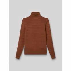 Devred Pull col roulé en mélange viscose for Pulls & Gilets Couleur Marron Caramel
