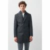 Devred Pardessus homme en drap de laine for Manteaux Couleur Gris Chine Moyen