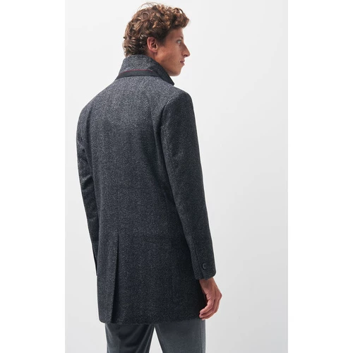Devred Pardessus homme en drap de laine for Manteaux Couleur Gris Chine Moyen – Image 2