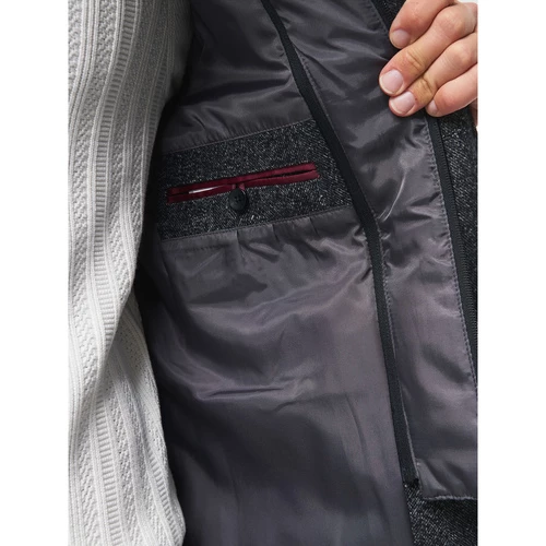 Devred Pardessus homme en drap de laine for Manteaux Couleur Gris Chine Moyen – Image 3