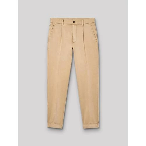 Devred Chino slim en coton mélangé for Pantalons Couleur Sable