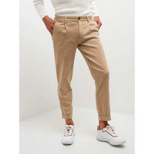 Devred Chino slim en coton mélangé for Pantalons Couleur Sable – Image 2