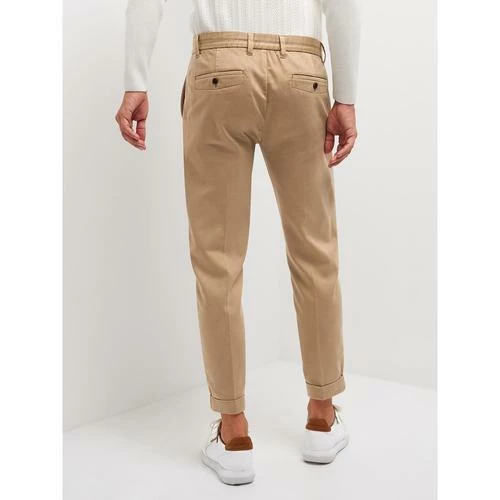 Devred Chino slim en coton mélangé for Pantalons Couleur Sable – Image 3