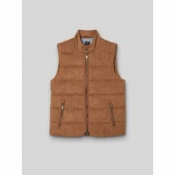 Devred Gilet fin sans manche casual uni for Manteaux Couleur Toffee