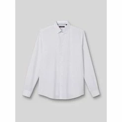 Devred Chemise slim en popeline imprimée for Chemises Couleur Blanc