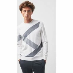 Devred PULL R.D.C. HOMME for Pulls & Gilets Couleur Blanc Neige