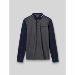 Devred Polo manches longues Coton majoritaire for T-shirts & Polos Couleur Navy Fonce