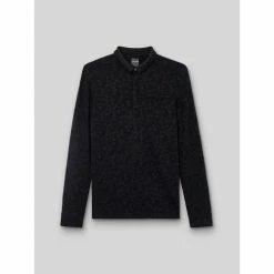 Devred Polo à manches longues uni for T-shirts & Polos Couleur Noir