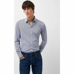 Devred Chemise ville à rayures for Chemises Couleur Bleu Capitaine