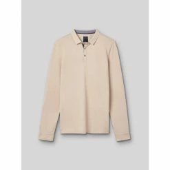 Devred Polo à manches longues uni for T-shirts & Polos Couleur Sable