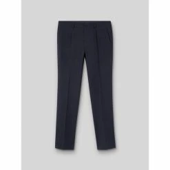 Devred Pantalon coordonnable slim uni for Costumes et cravates Couleur Bleu Medieval