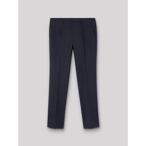 Devred Pantalon coordonnable slim uni for Costumes et cravates Couleur Bleu Medieval