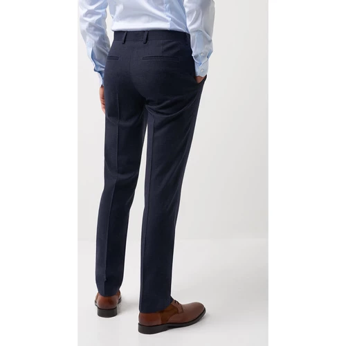 Devred Pantalon coordonnable slim uni for Costumes et cravates Couleur Bleu Medieval – Image 3