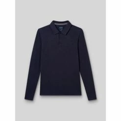 Devred Polo manches longues uni for T-shirts & Polos Couleur Bleu Profond