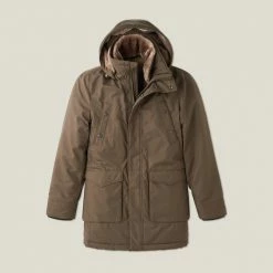 Devred Parka déperlante mi-longue for Manteaux Couleur Kaki Casual