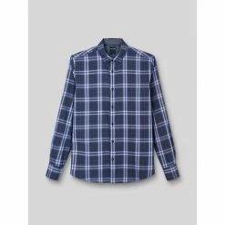 Devred Chemise slim à carreaux for Chemises Couleur Bleu Medieval